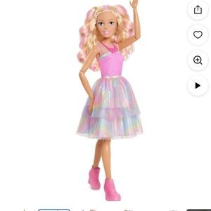 Barbie 28-Inch Tie Dye Style Best Fashion Friend, Blonde Hair Barbie Doll